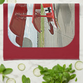 Vliegtuig van Red Baron Theedoek (Gevouwen)