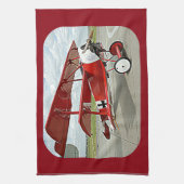 Vliegtuig van Red Baron Theedoek (Verticaal)