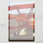  vliegtuig van Shirley Taylor Briefpapier (Voorkant)