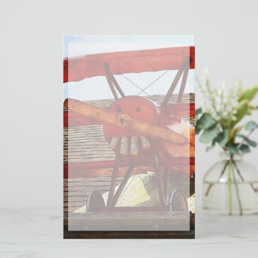  vliegtuig van Shirley Taylor Briefpapier (Staand voorkant)