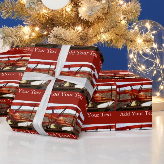  vliegtuig van Shirley Taylor Cadeaupapier (Feestdagen)