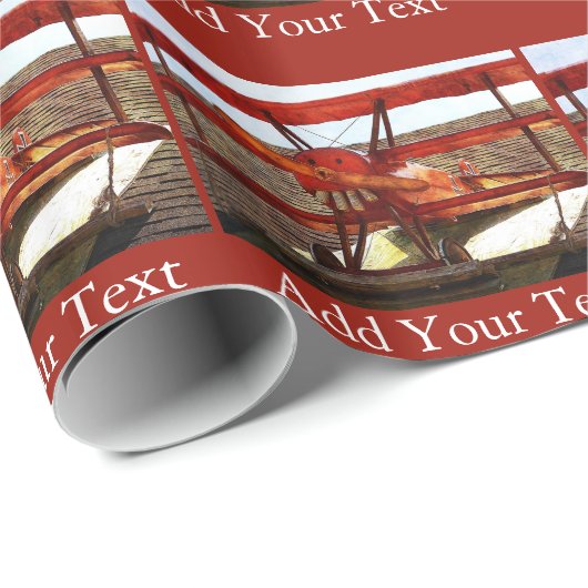  vliegtuig van Shirley Taylor Cadeaupapier (Rol Hoek)