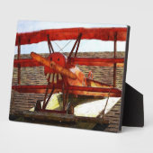 vliegtuig van Shirley Taylor Fotoplaat (Zijkant)