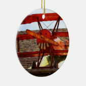  vliegtuig van Shirley Taylor Keramisch Ornament (Rechts)