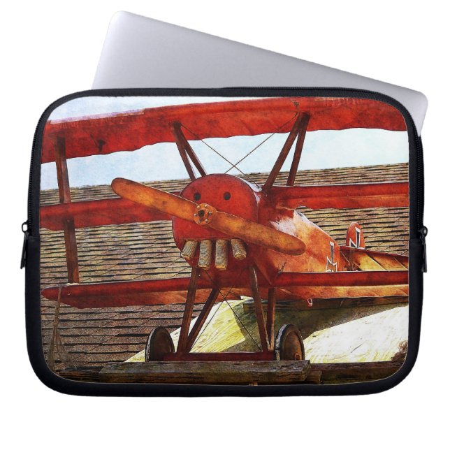  vliegtuig van Shirley Taylor Laptop Sleeve (Voorkant)