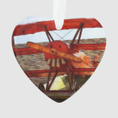  vliegtuig van Shirley Taylor Ornament (achterkant)