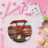  vliegtuig van Shirley Taylor Papieren Bordje (Feest)