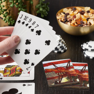 vliegtuig van Shirley Taylor Pokerkaarten