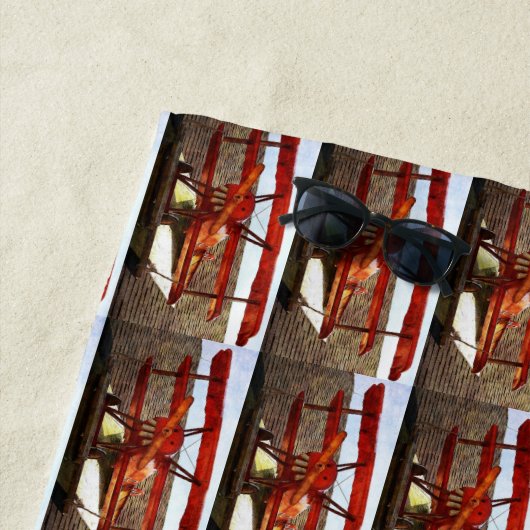  vliegtuig van Shirley Taylor Strandlaken (In situ)