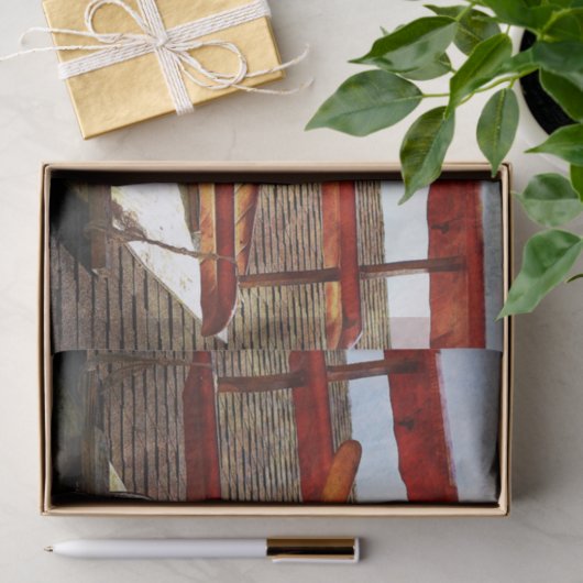  vliegtuig van Shirley Taylor Tissuepapier (Geschenk)