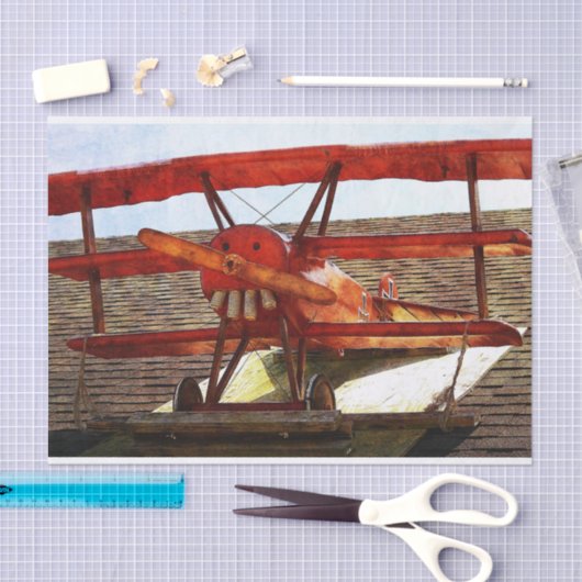  vliegtuig van Shirley Taylor Tissuepapier (Craft)