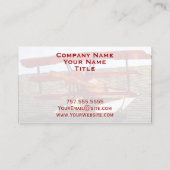 vliegtuig van Shirley Taylor Visitekaartje (Achterkant)