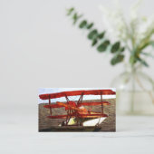 vliegtuig van Shirley Taylor Visitekaartje (Staand voorkant)