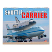 Vliegtuig van spaceshuttle-drager kalender (Hoes)
