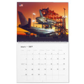 Vliegtuig van spaceshuttle-drager kalender (Mar 2027)