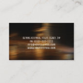 Vliegtuig van vliegtuigmotor Mechanische Retro Sep Visitekaartje (Achterkant)