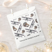  Vliegtuig Verjaardagsfeestje Bedankzakje (Geknipt)