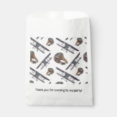  Vliegtuig Verjaardagsfeestje Bedankzakje (Voorkant)