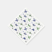 vliegtuig verjaardagsfeestje servet (Hoek)