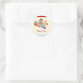 Vliegtuig Verjaardagsfeestje Stickers (Tas)