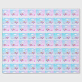 Vliegtuig — Verpakkingspapier Cadeaupapier (Vlak)