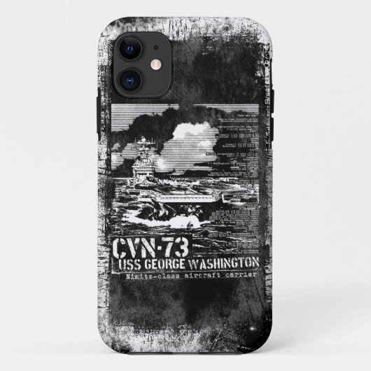 Vliegtuig vervoerder George Washington Case-Mate iPhone Case (Achterkant)