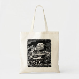 Vliegtuig vervoerder George Washington Tote Bag