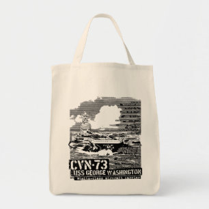 Vliegtuig vervoerder George Washington Tote Bag