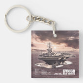 Vliegtuig vervoerder Nimitz Aif sleutelhanger (Voorkant)