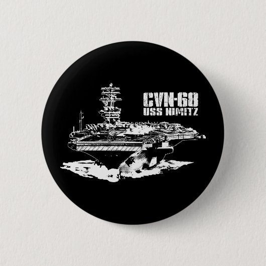 Vliegtuig vervoerder Nimitz Button (Voorkant)