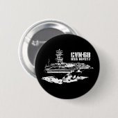 Vliegtuig vervoerder Nimitz Button (Voorkant /achterkant)