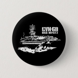 Vliegtuig vervoerder Nimitz Button