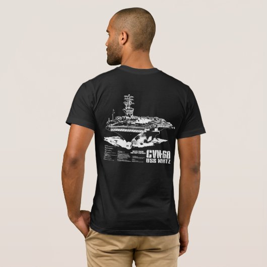 Vliegtuig vervoerder Nimitz Shirt (Achterkant volledig)