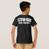 Vliegtuig vervoerder Nimitz Shirt (Achterkant volledig)