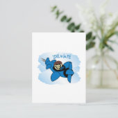 VLIEGTUIG - VIND MIJ GEWOON PNG BRIEFKAART (Staand voorkant)