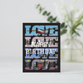 Vliegtuig Vliegen, Fotocollage, Luchtvaart, Cool Briefkaart (Staand voorkant)