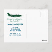 Vliegtuig Vliegen, Fotocollage, Luchtvaart, Cool Briefkaart (Achterkant)