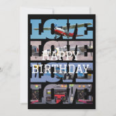 Vliegtuig Vliegen, Fotocollage, Luchtvaart, Cool Kaart (Voorkant)