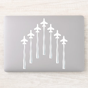 Vliegtuig Vliegen in formatie Cool Aviation Sticker