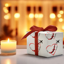 Vliegtuig Vliegend Hart Ik hou van mijn piloot Fun