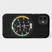 Vliegtuig vliegsnelheidsindicatielampje Case-Mate iPhone case (Achterkant (horizontaal))