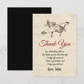 , vliegtuig, vliegtuig, dank je kaart (Voorkant / Achterkant)