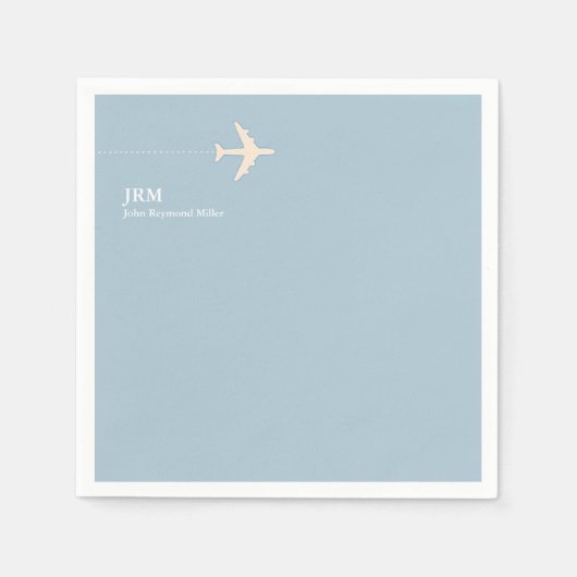 Vliegtuig Vliegtuig Jet Airline Pilot Aero Servet (Voorkant)
