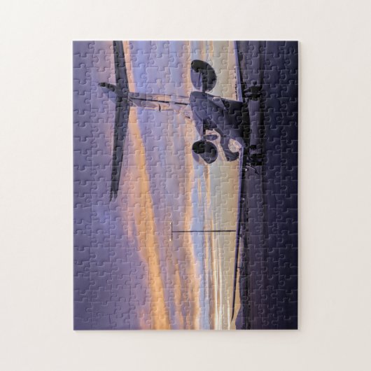 Vliegtuig vliegtuig Jigzaag Puzzle Legpuzzel (Verticaal)