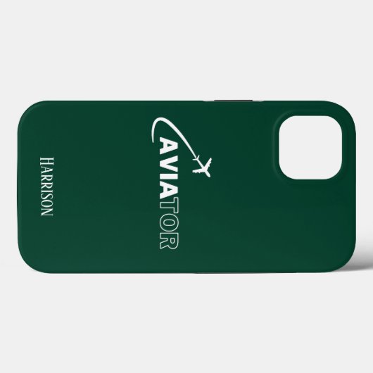 Vliegtuig & Vliegtuig, Minimalistisch, Monogram In Case-Mate iPhone Case (Achterkant (horizontaal))