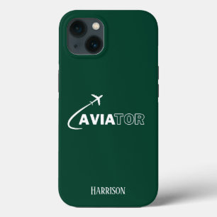 Vliegtuig & Vliegtuig, Minimalistisch, Monogram In Case-Mate iPhone Case
