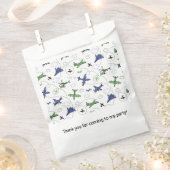 Vliegtuig Vliegtuig verjaardagsfeestje Bedankzakje (Geknipt)