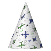 Vliegtuig Vliegtuig verjaardagsfeestje Feesthoedjes (Links)