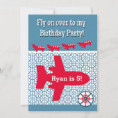 Vliegtuig Vliegtuigdag - uitnodiging (Voorkant)