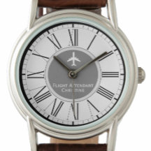 Vliegtuig Vluchtbegeleider Cabinepersoneel Horloge
